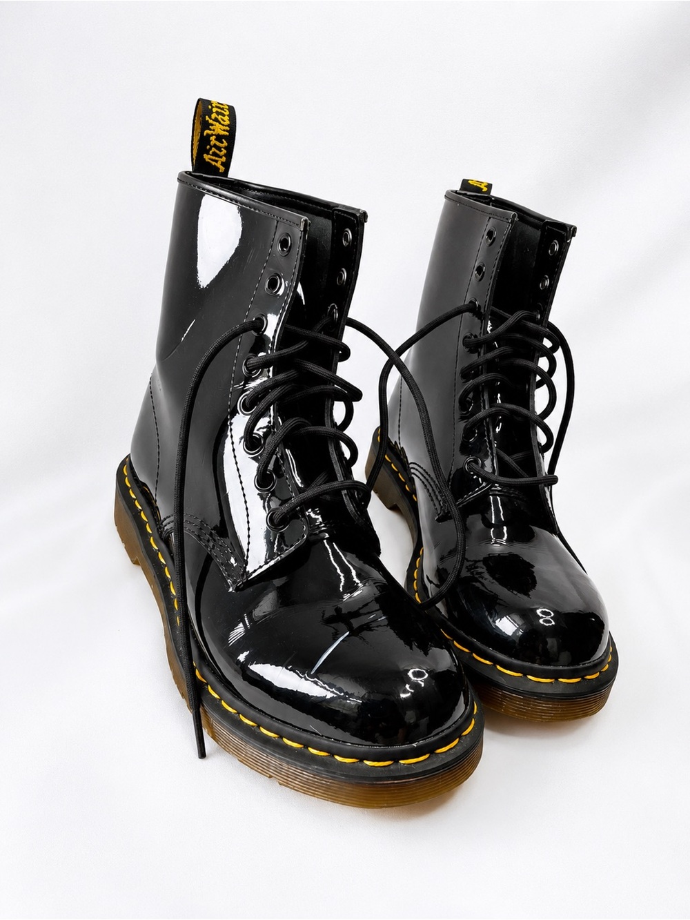 Dr. Martens | 1460 Black Patent Lamper 8 Eye Combat Boots Women’s 9 EU 41